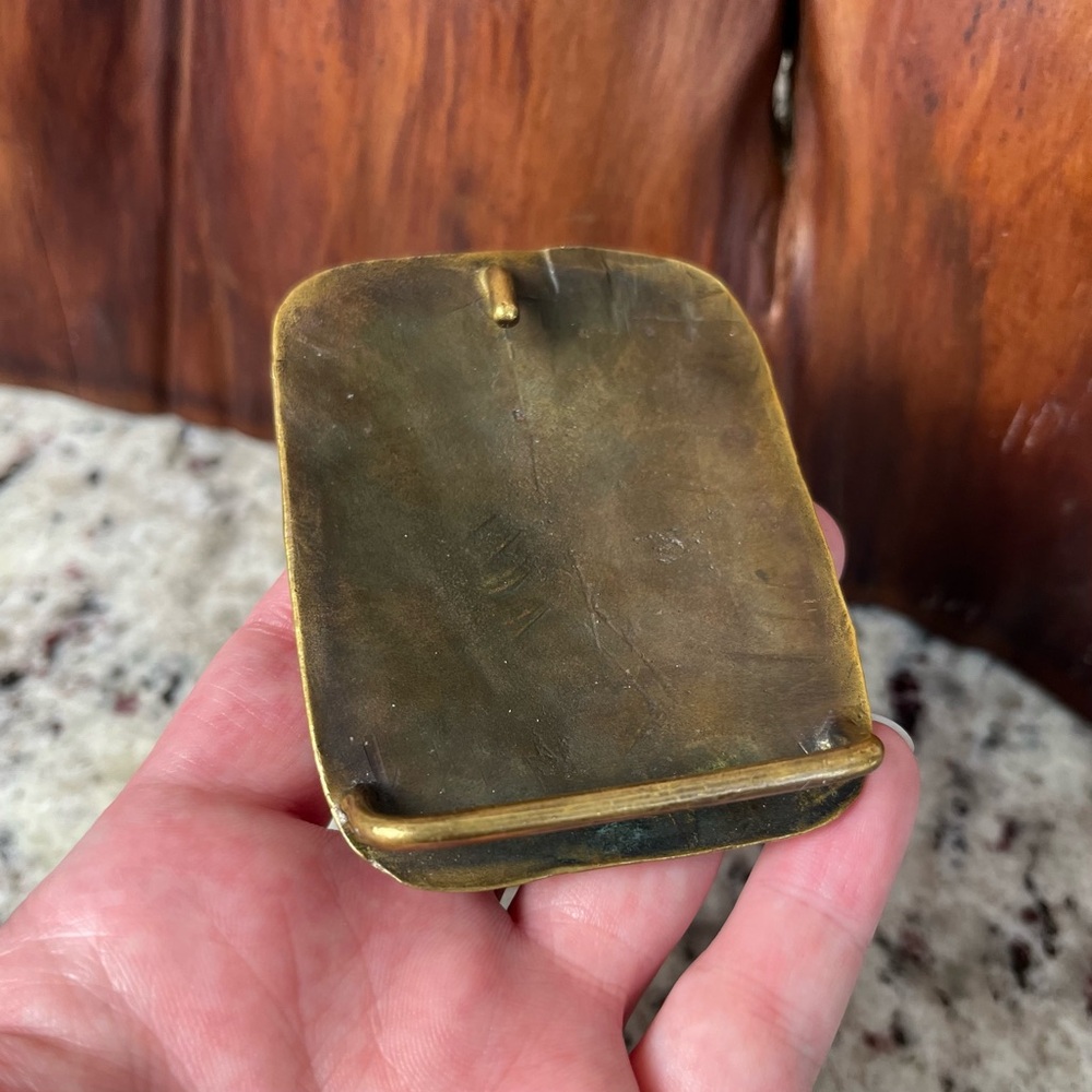 Early Yurman Putnam Art Works Bronze Belt Buckle - Picture 9 of 11